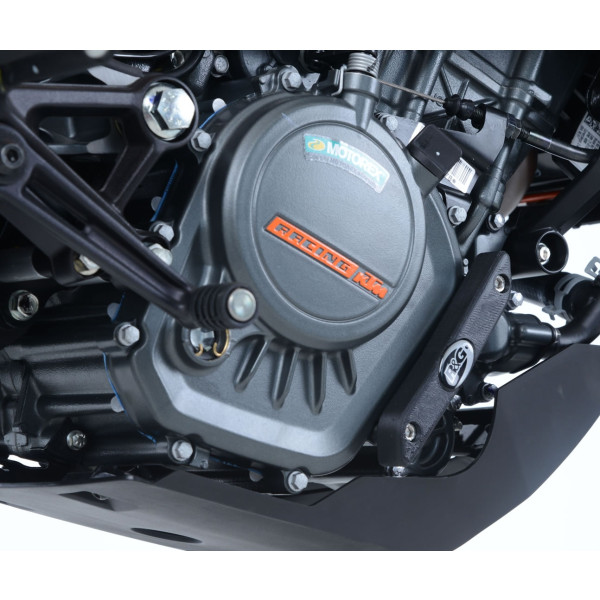 R&G Engine Case Slider for KTM Duke 125 '17-'23, RC125 '17- & Svartpilen 125 '21-  models (RHS)